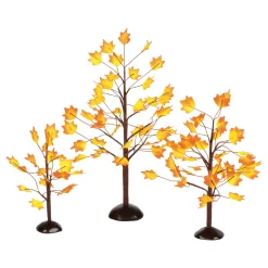 Department 56 Village Autumn Maple Trees Christmas Village Accessory 810845 Clearance