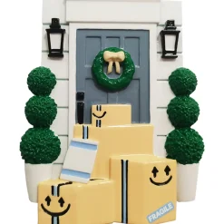 Polar X Door with Wreath and Packages Personalized Christmas Ornament OR2299 Discount
