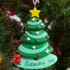 Hallmark 3.85" Christmas Tree Personalized Ornament 1HGO2503 New