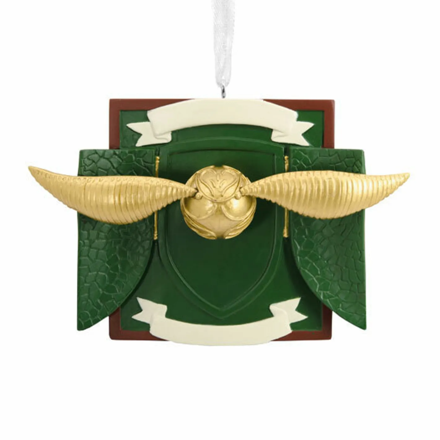 Hallmark 3" Harry Potter Golden Snitch Personalized Christmas Ornament 3HCM1000 New
