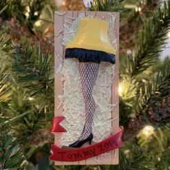 Hallmark 3.75" Leg Lamp Personalized Christmas Ornament 2HCM5413 Hot