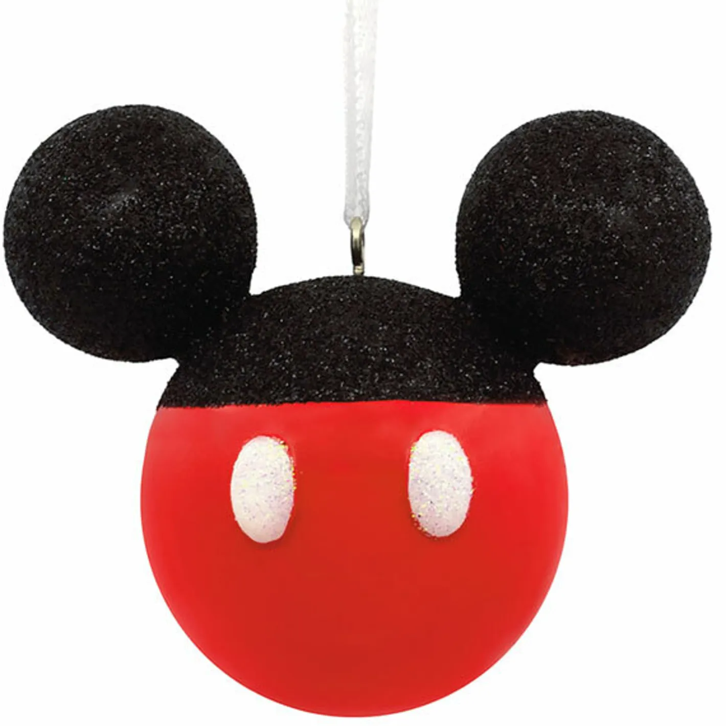 Hallmark 3" Mickey Mouse Glitter Icon Christmas Ornament 2HCM9441 Outlet