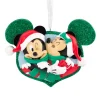 Hallmark 2.75" Minnie Mouse Kissing Mickey Mouse Christmas Ornament 3HCM1249 Best
