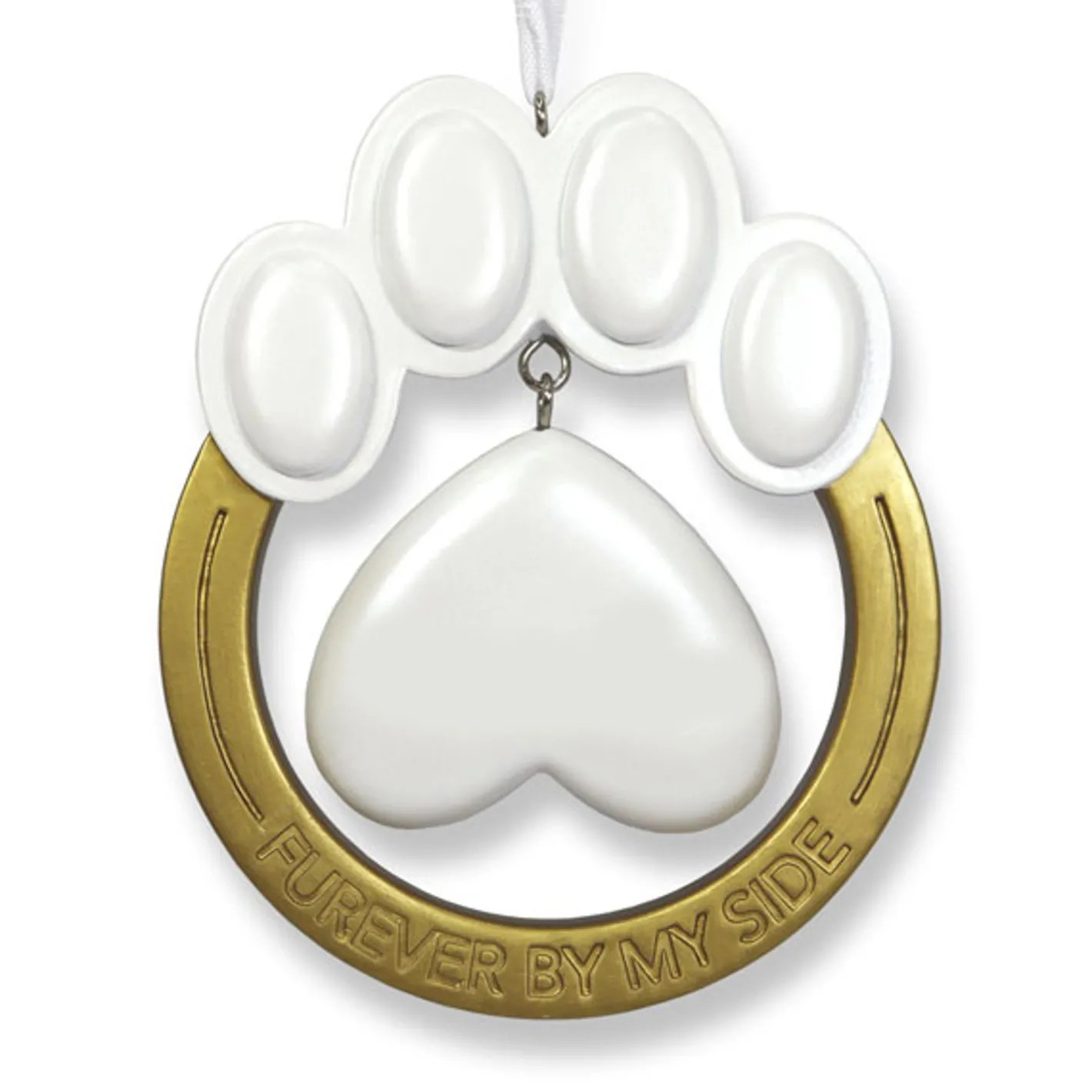 Hallmark 4" Pet Paw Memorial Personalized Christmas Ornament 1HGO2252
