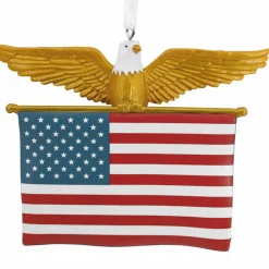 Hallmark American Flag Christmas Ornament 1HGO2786 Outlet