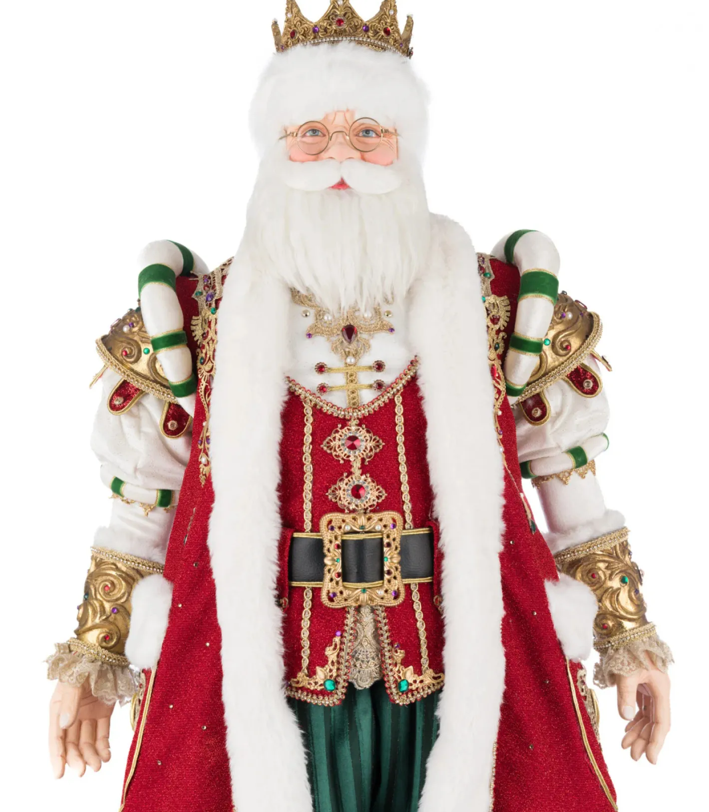 Katherines Collection Katherine's Christmas 36.25" Royal Christmas Ball King Christian Claus of the North Pole Doll 28-528800