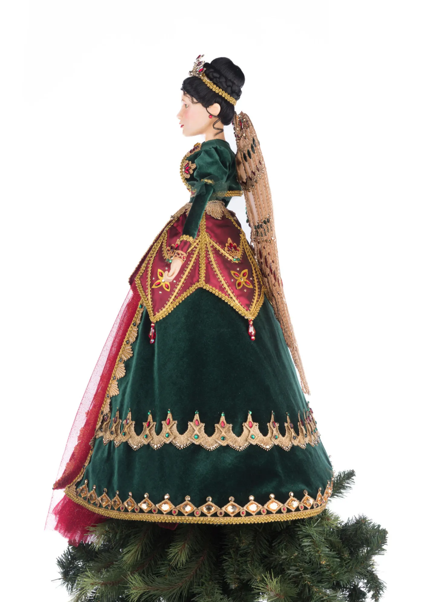 Katherines Collection Katherine's Collection 29" Belle Noelle Angel Christmas Tree Topper 28-428239 Hot