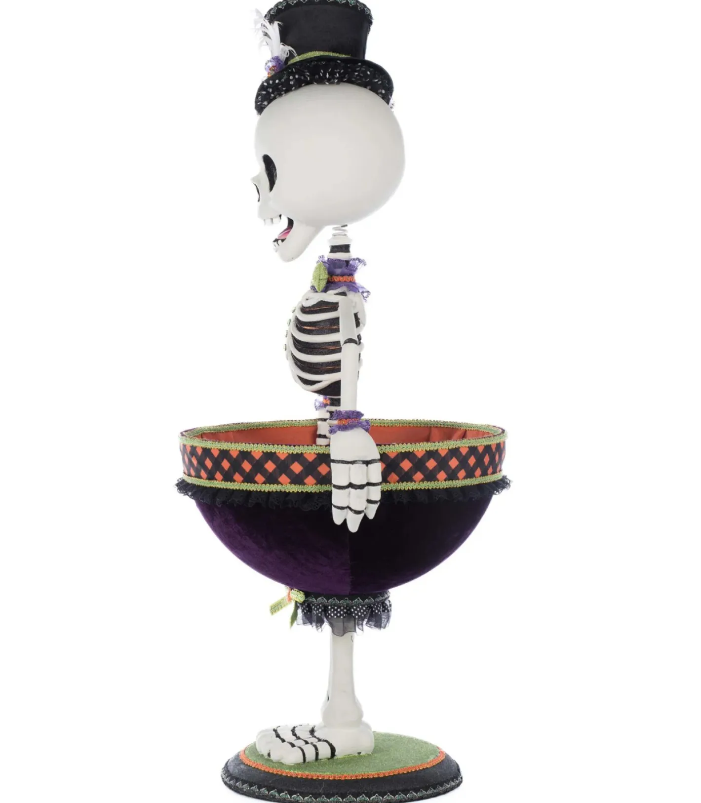 Katherines Collection Katherine's Collection 29.5" Billy Bones Thorton Candy Bowl Halloween Decoration 28-528637