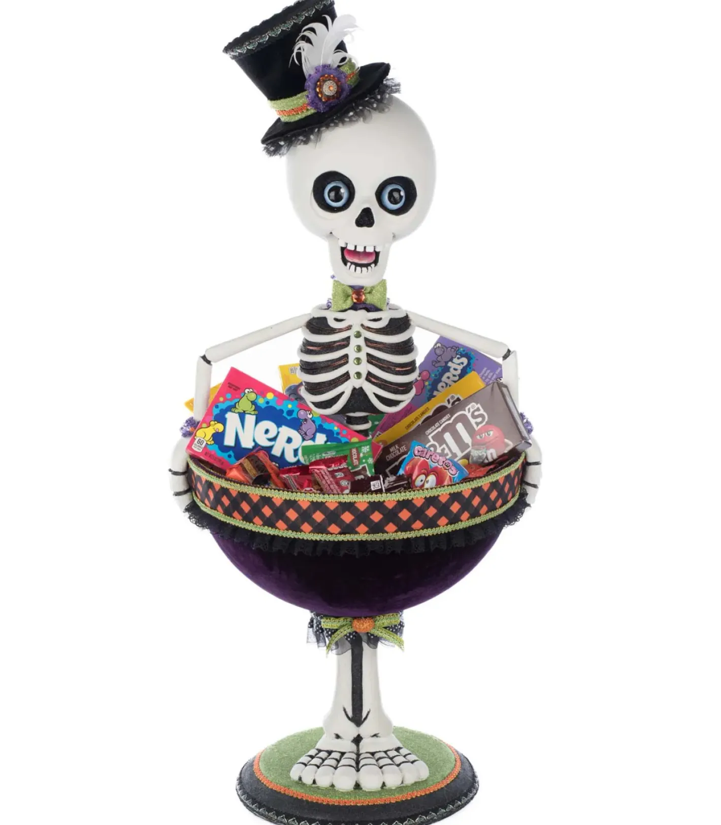 Katherines Collection Katherine's Collection 29.5" Billy Bones Thorton Candy Bowl Halloween Decoration 28-528637