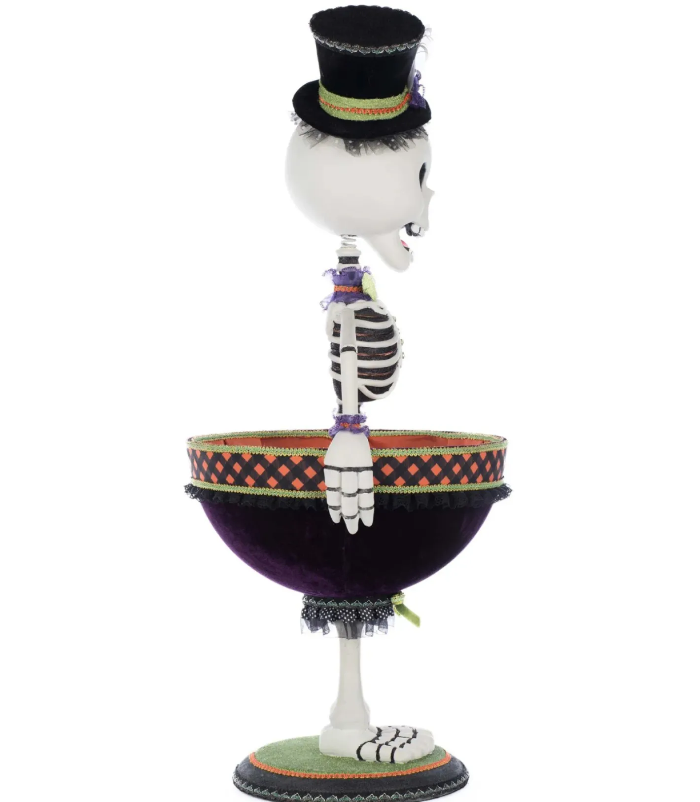 Katherines Collection Katherine's Collection 29.5" Billy Bones Thorton Candy Bowl Halloween Decoration 28-528637