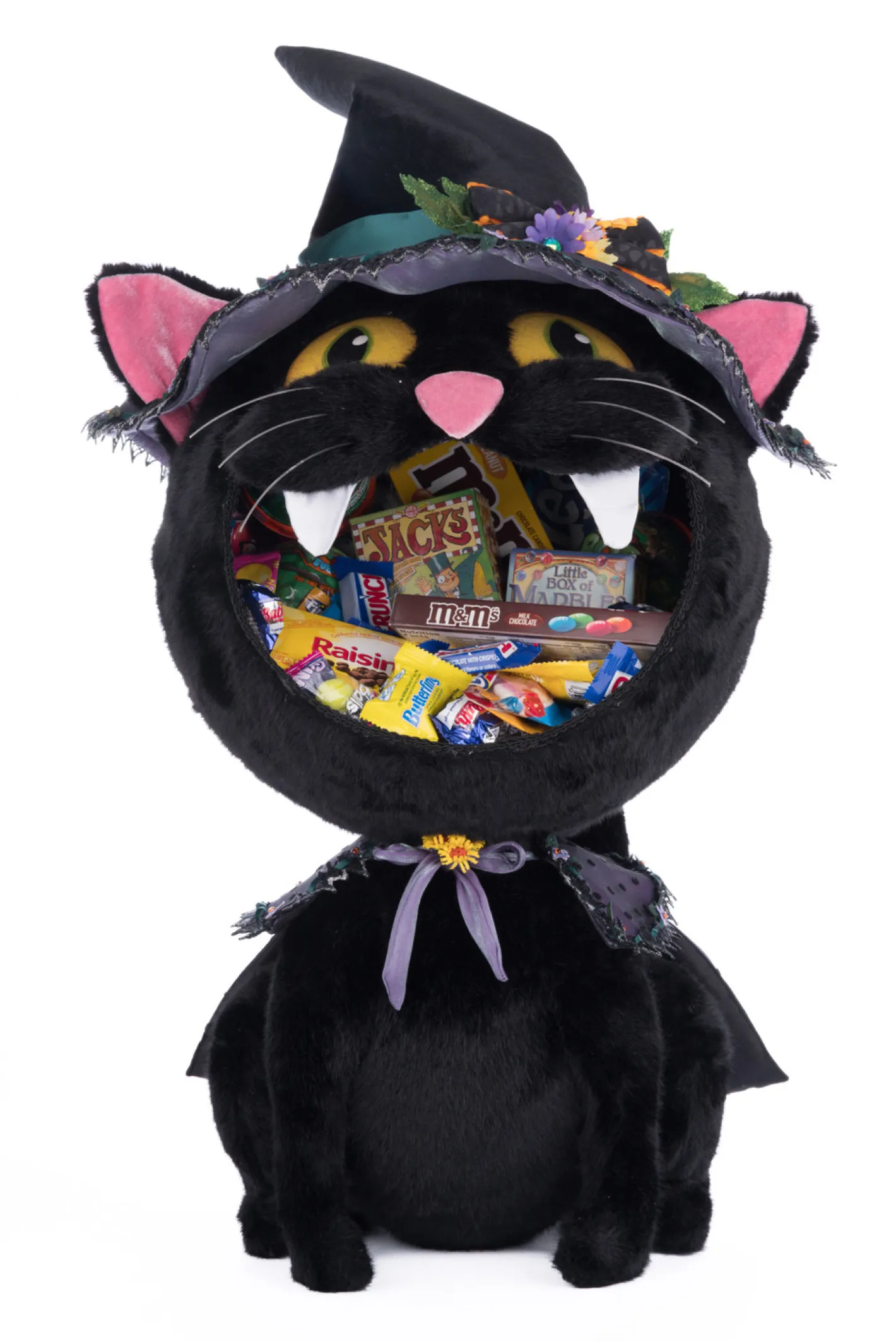 Katherines Collection Katherine's Collection 32" Black Cat Candy Container Halloween Decor 28-428189