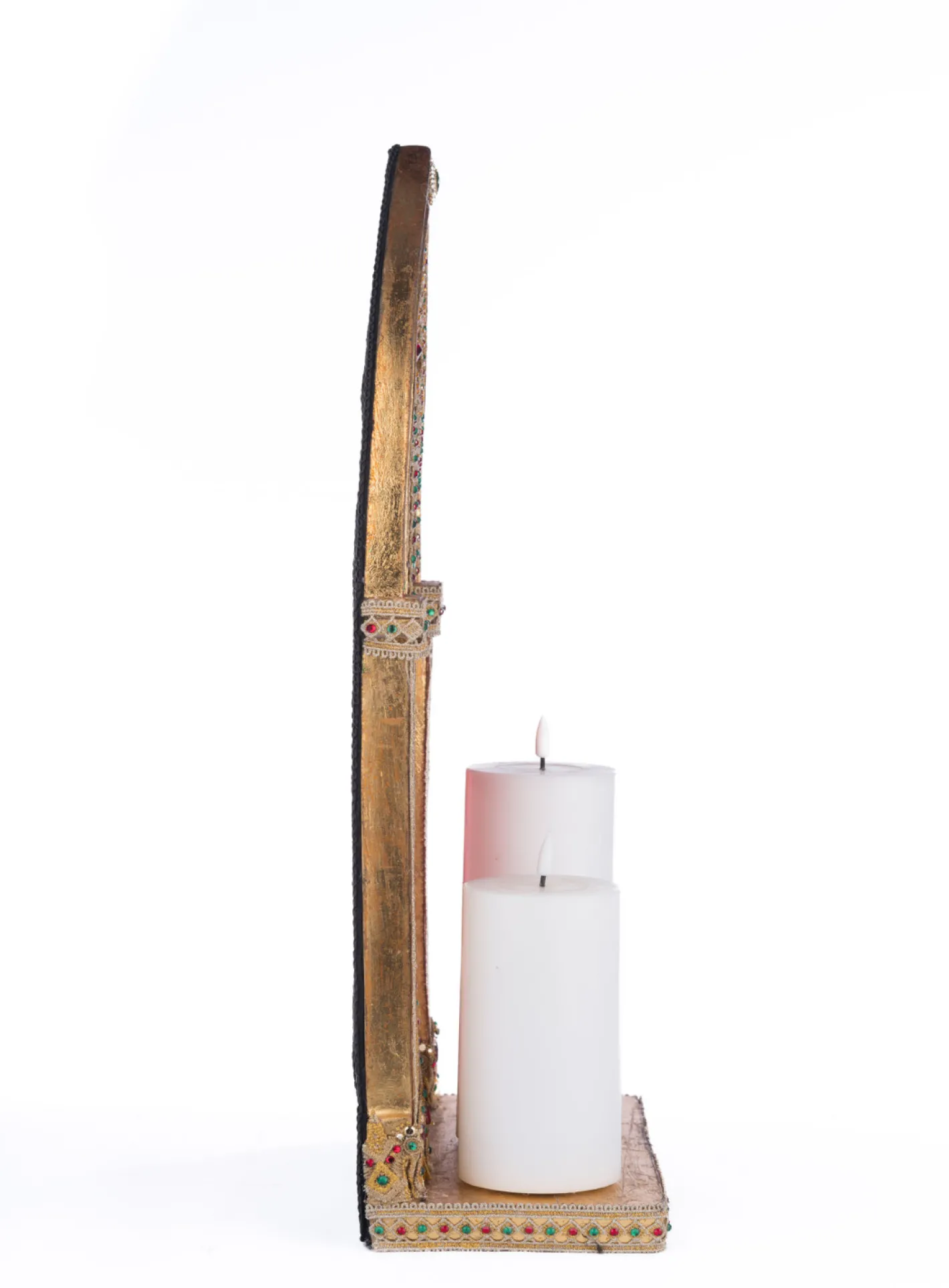 Katherines Collection Katherine's Collection 22" Christmas Castle Pillar Candle Holder 28-428250 Discount