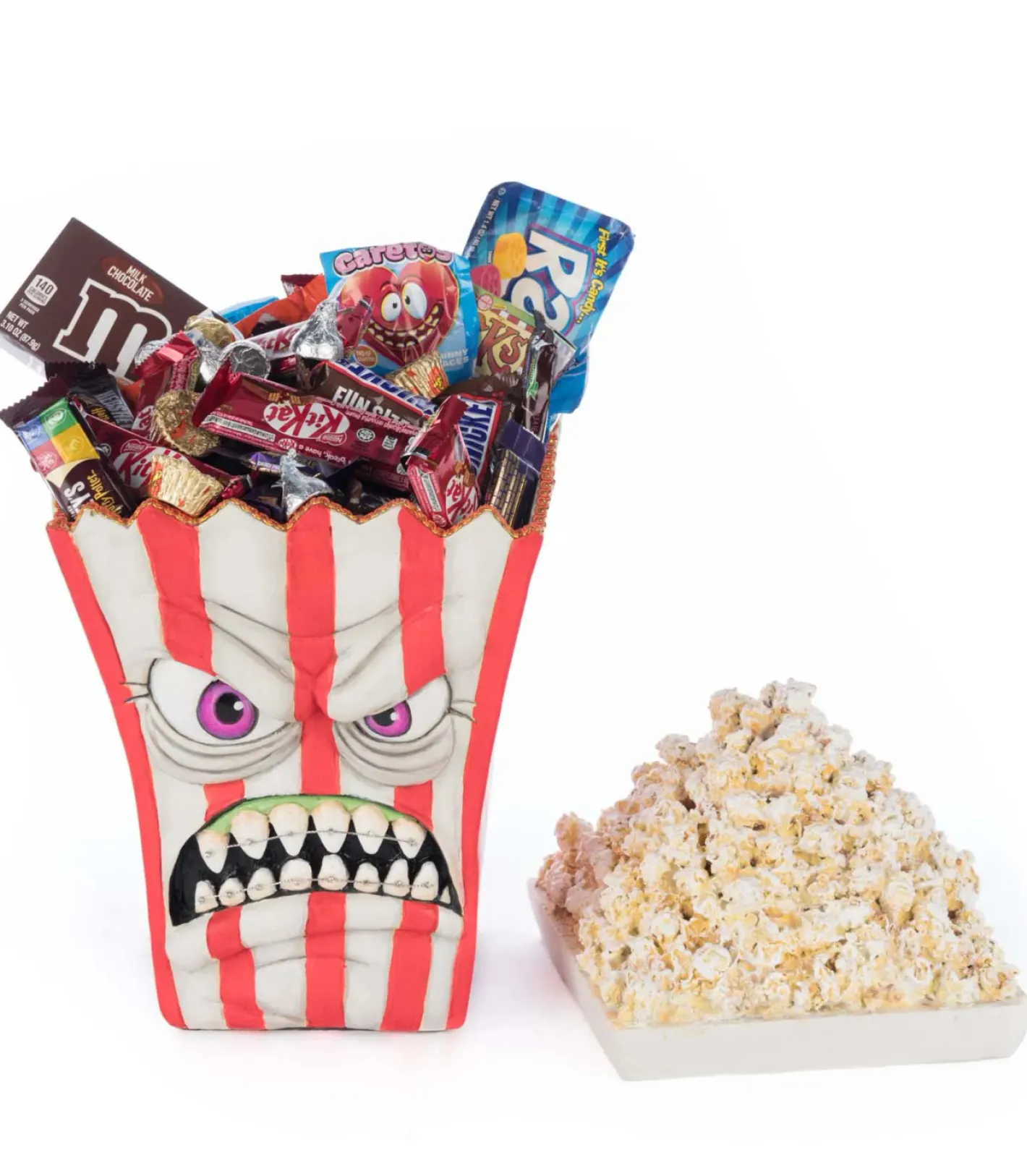 Katherines Collection Katherine's Collection 14" Cranky Kernels Popcorn Bag Candy Container Halloween Decoration 28-528656 Clearance