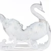 Katherines Collection Katherine's Collection 21" Dazzling Swan Sleigh Christmas Decoration 28-428310 Outlet