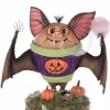Katherines Collection Katherine's Collection 9.75" Fangs the Bat in Sweater Tabletop Halloween Decoration 28-528655 Discount