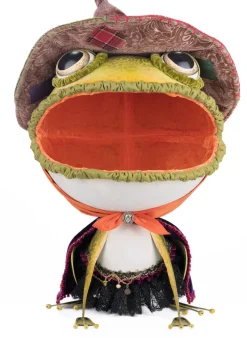 Katherines Collection Katherine's Collection 22" Franklin The Frog Candy Container Halloween Decoration 28-428182 Clearance