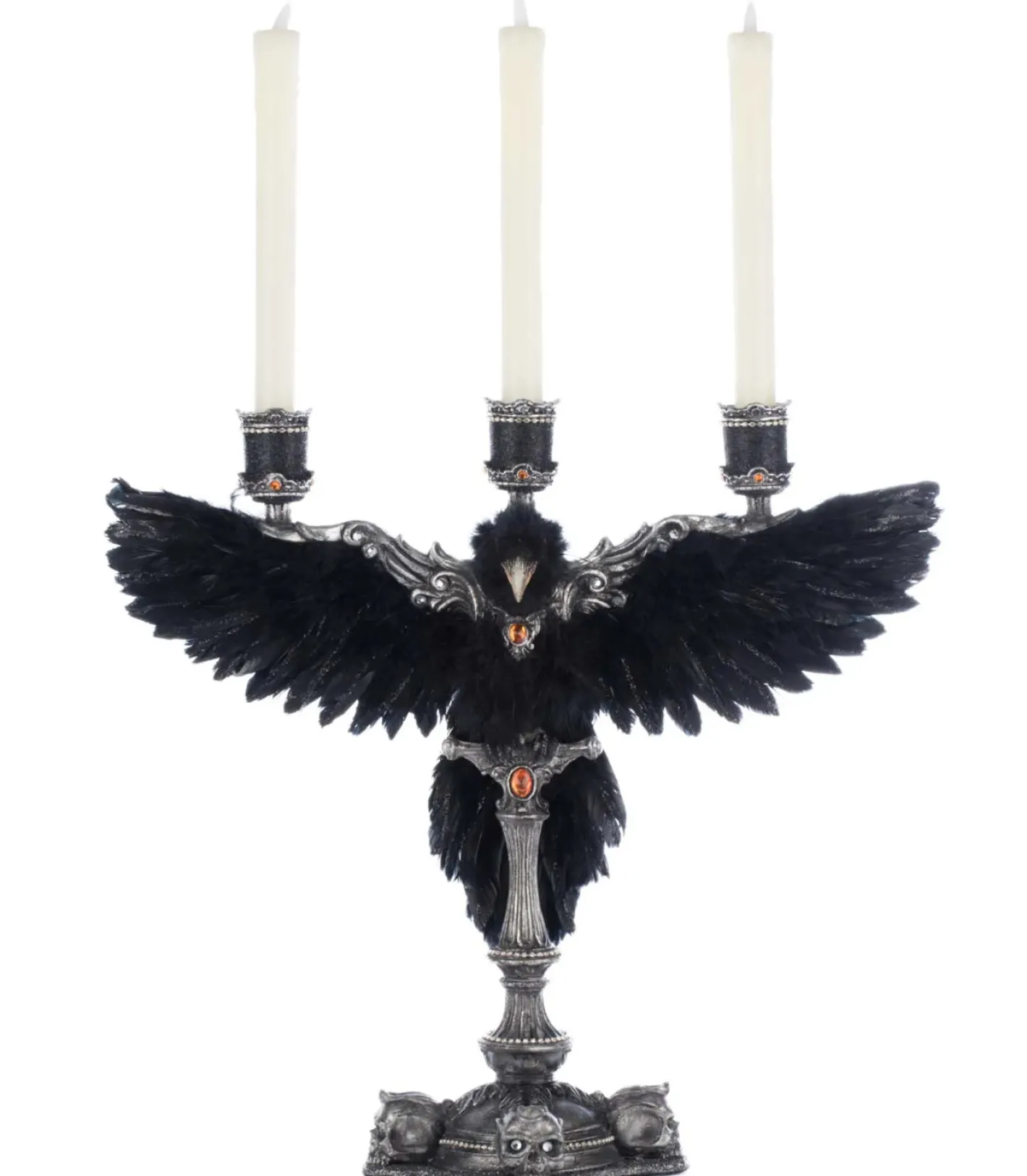 Katherines Collection Katherine's Collection 17" Macabre Crow Candelabra Halloween Decoration 28-528618 Online