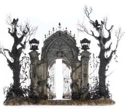Katherines Collection Katherine's Collection 33" Macabre Mansion Gates Halloween Decoration 28-528682