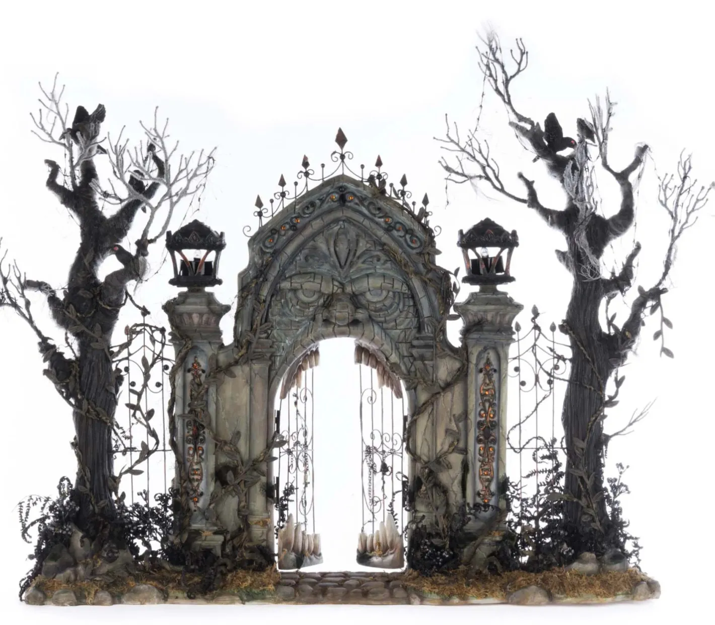Katherines Collection Katherine's Collection 33" Macabre Mansion Gates Halloween Decoration 28-528682