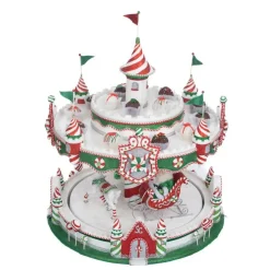 Katherines Collection Katherine's Collection 48" Peppermint Palace Christmas Carousel Cupcake Server 28-328043 Outlet