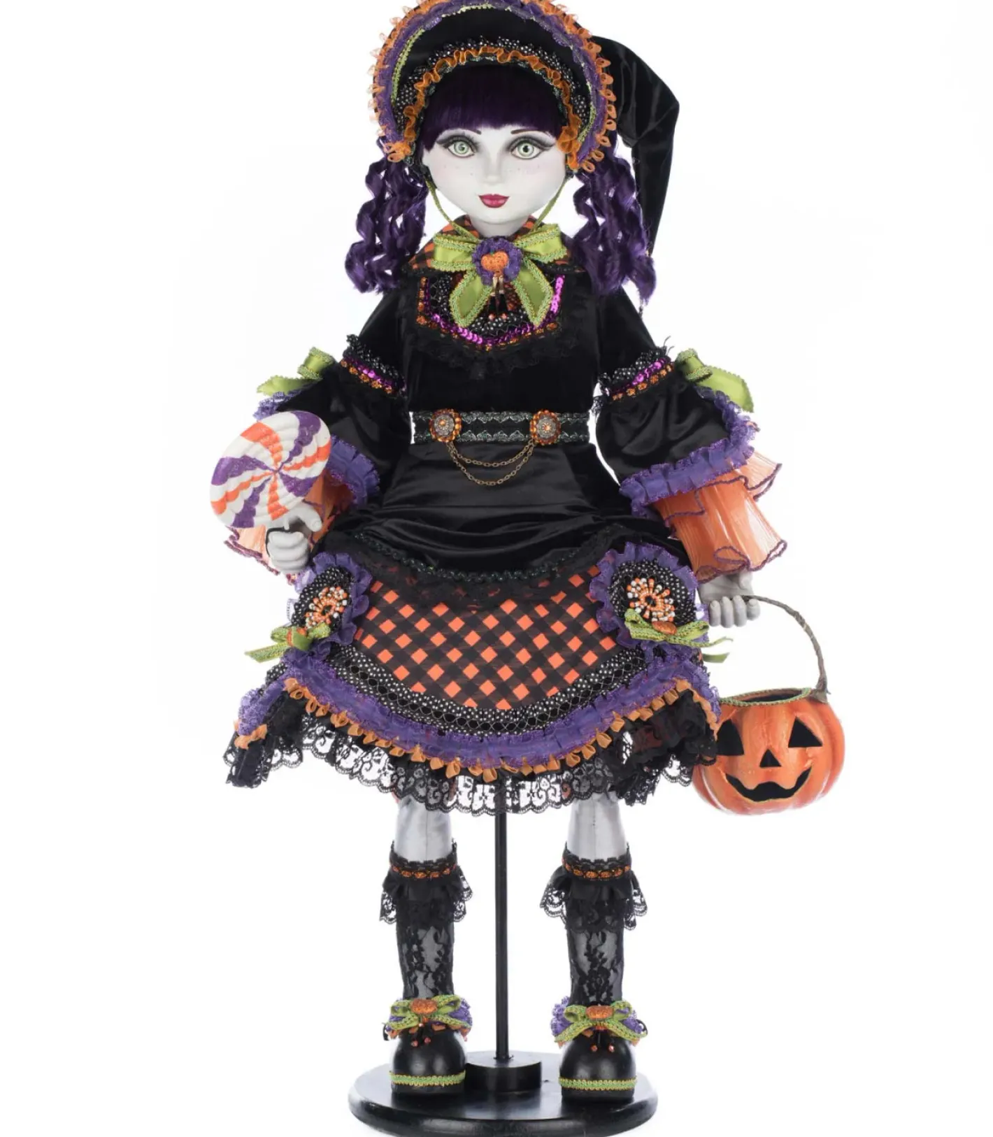 Katherines Collection Katherine's Collection 31" Poppy Broomson Doll Halloween Decoration 28-528629 Best