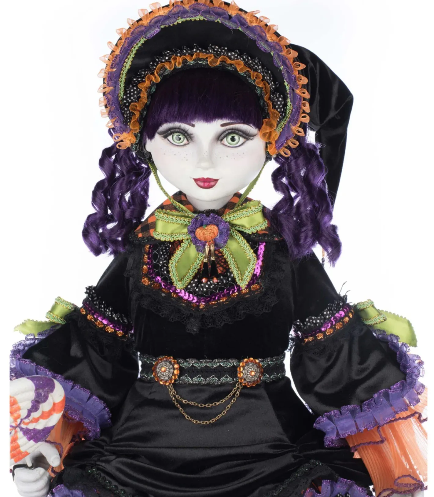 Katherines Collection Katherine's Collection 31" Poppy Broomson Doll Halloween Decoration 28-528629 Best