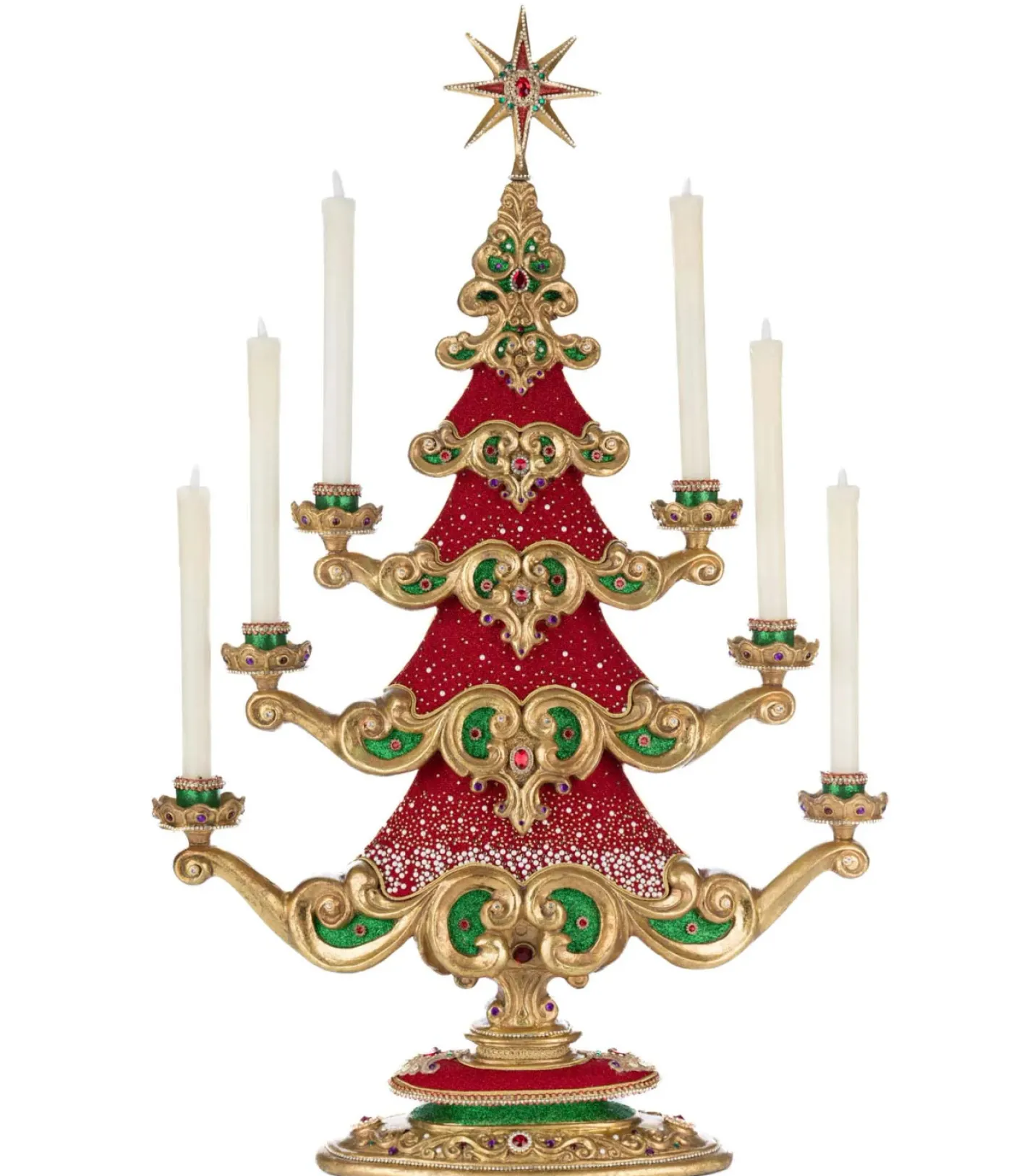 Katherines Collection Katherine's Collection 32.5" Royal Christmas Ball Tree with Candles Decoration 28-528804 Best