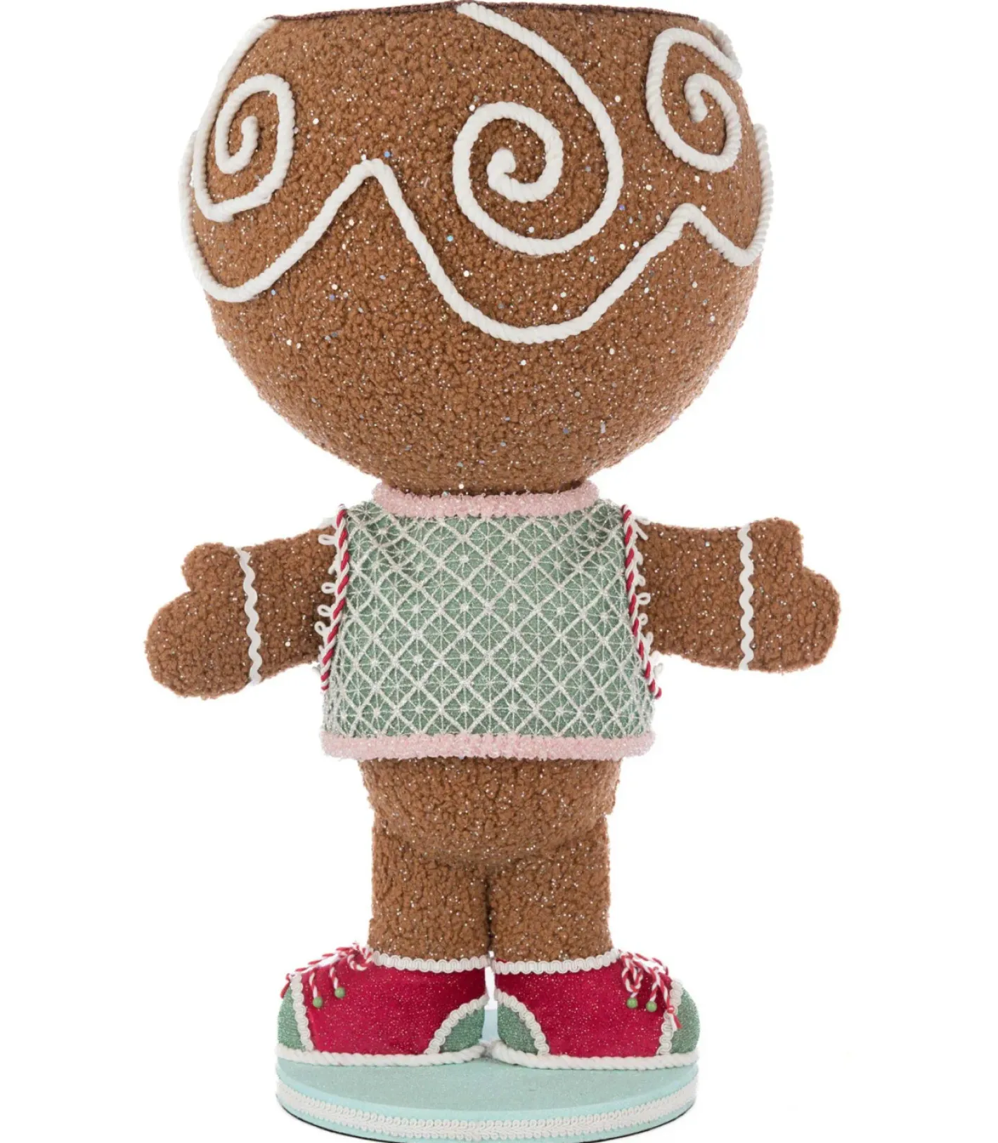 Katherines Collection Katherine's Collection 23.5" Sweet Delights Stick E. Sweet Gingerbread Boy Candy Container 28-528737 Discount