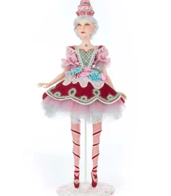 Katherines Collection Katherine's Collection 30" Sweet Delights Taffy Tutu Ballerina Christmas Decoration 28-528721 Outlet