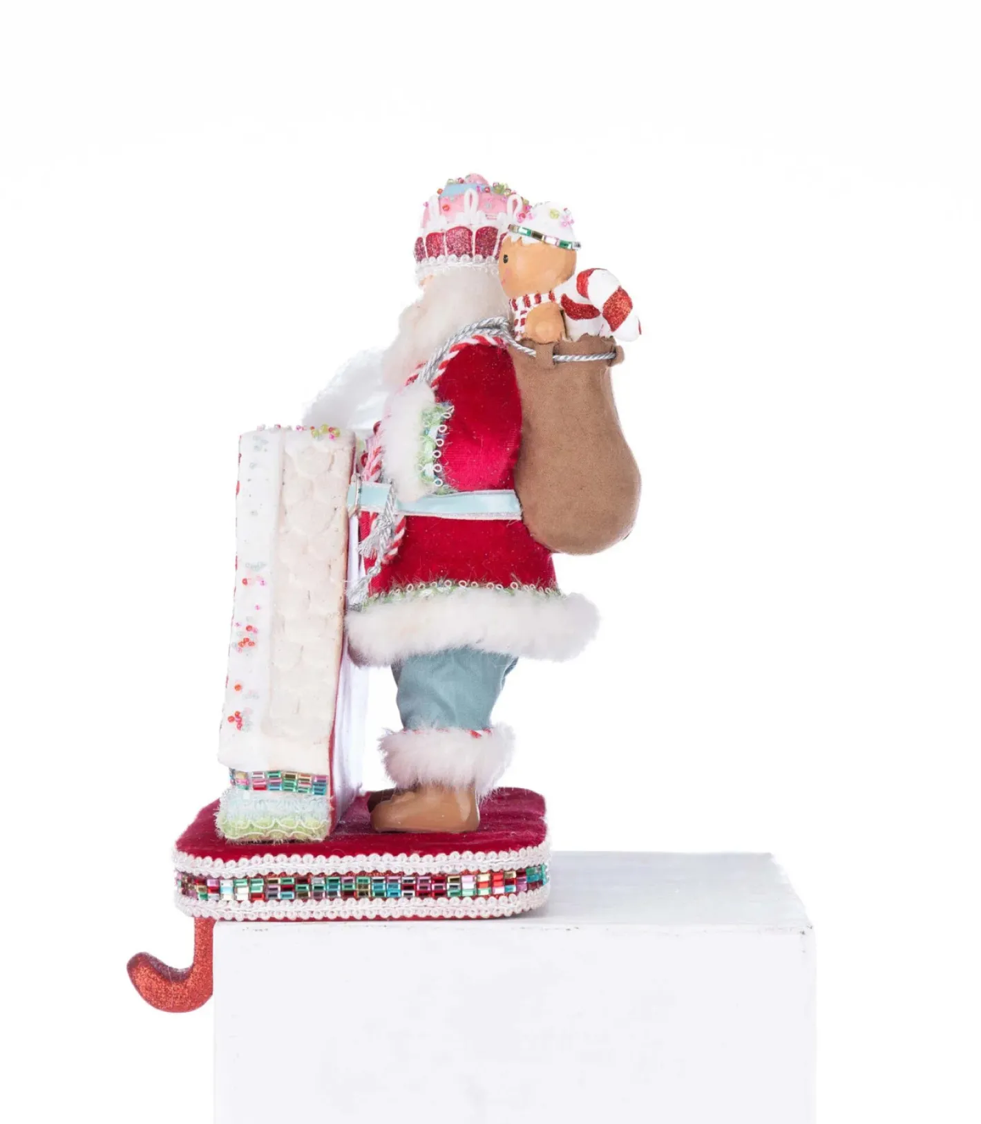 Katherines Collection Katherine's Collection 10.5" Sweet Delights Santa Stocking Holder 28-528744 Clearance