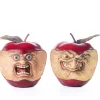 Katherines Collection Katherine's Collection 4.75" Toxic Terry and Noxious Nelson Apples Set of 2 Halloween Decoration 28-528606 New