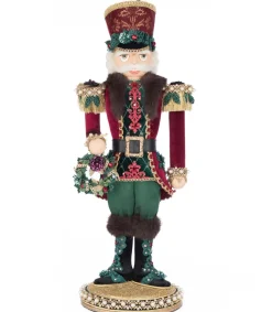 Katherines Collection Katherine's Collection 18.5" Winter Balsam and Berry General James Juniper Nutcracker Figure 28-528792 Outlet