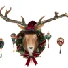 Katherines Collection Katherine's Collection 36" Winter Balsam and Berry Deer Wall Piece with Ornaments Christmas Decoration 28-528788 Online