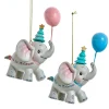Kurt Adler 4.5" Baby's 1st Christmas Elephant With Balloon Christmas Ornament TD1794 Best