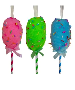 Kurt Adler 6" Cotton Candy Christmas Ornaments D4421 Hot