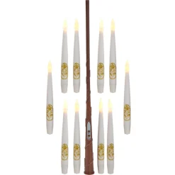 Kurt Adler 6" Harry Potter Battery Operated 10 Floating Candles With Wand Remote Light Set HP9234 New