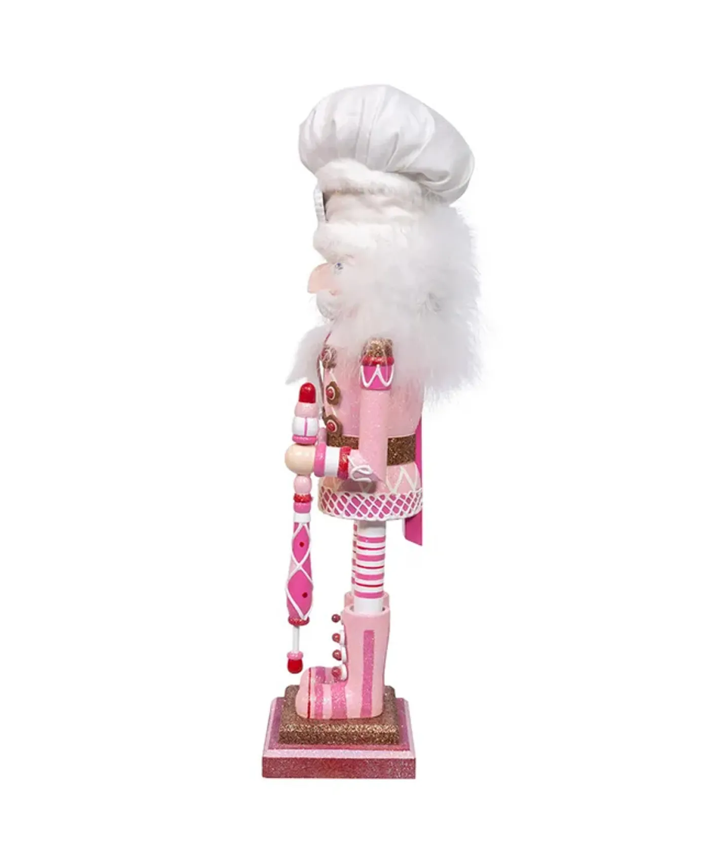 Kurt Adler 16" Hollywood Nutcrackers Pink Gingerbread Baker Nutcracker HA0783 Hot