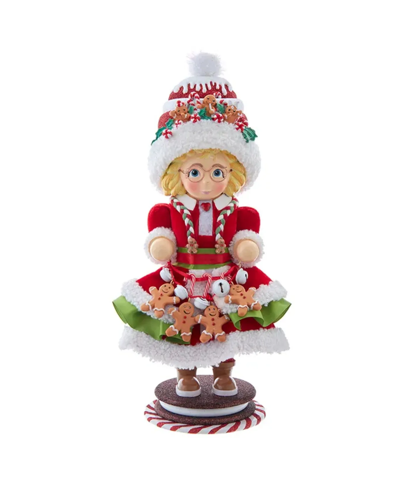 Kurt Adler 19.5" Hollywood Nutcrackers Mrs. Claus Gingerbread Nutcracker HA0785 Hot