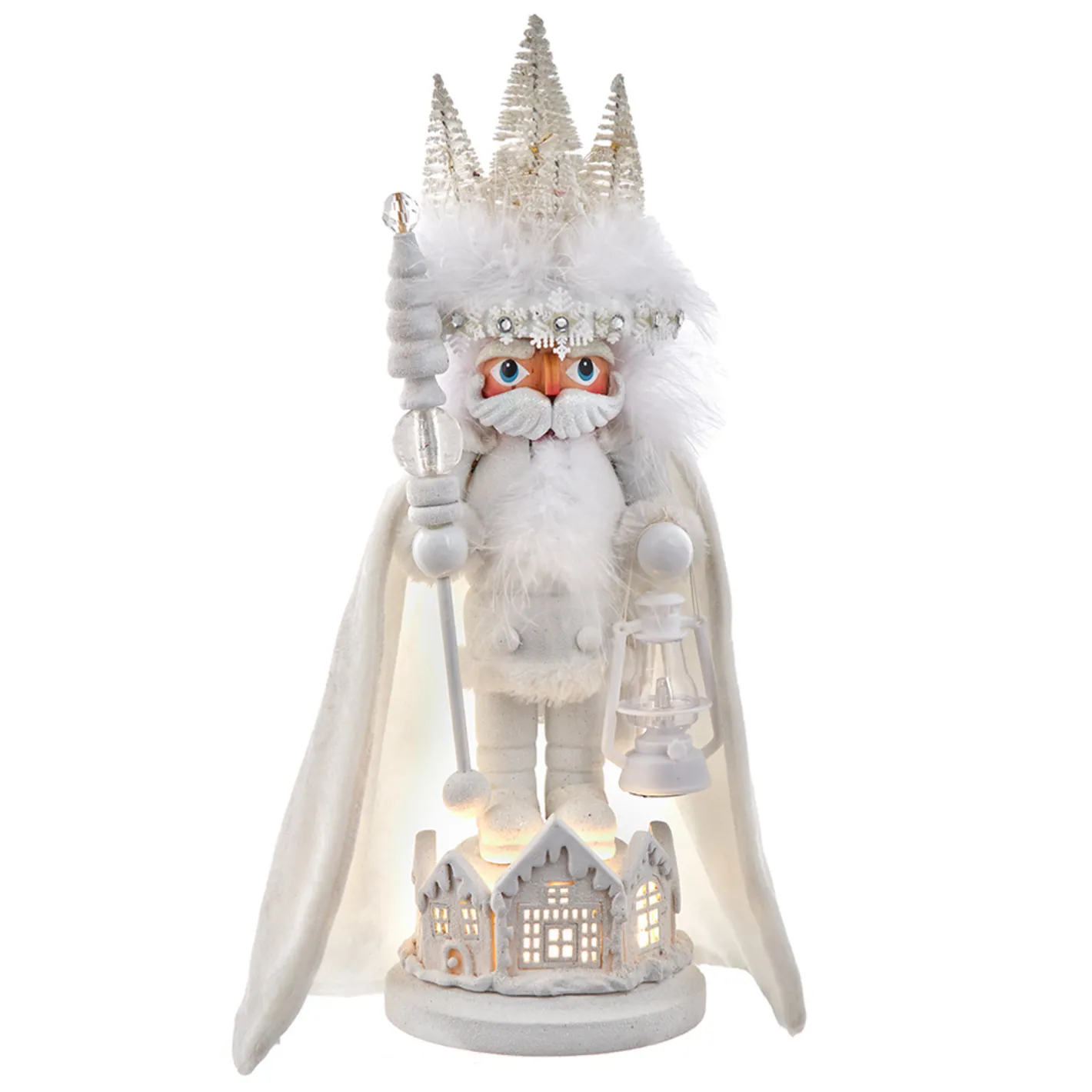 Kurt Adler 15" Hollywood Nutcrackers White Winter LED Hat Nutcracker HA0658 Online