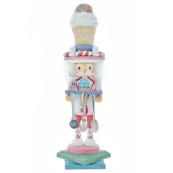 Kurt Adler 19" Hollywood Nutcrackers Ice Cream Nutcracker Christmas Figure HA0404 Hot