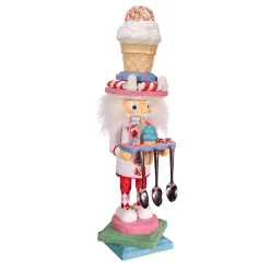 Kurt Adler 19" Hollywood Nutcrackers Ice Cream Nutcracker Christmas Figure HA0404 Hot