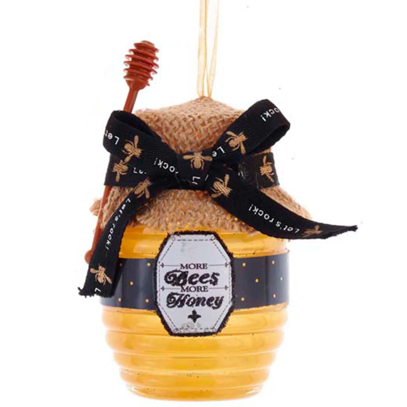 Kurt Adler 4.25" Honey Jar Christmas Ornament T2705 Online