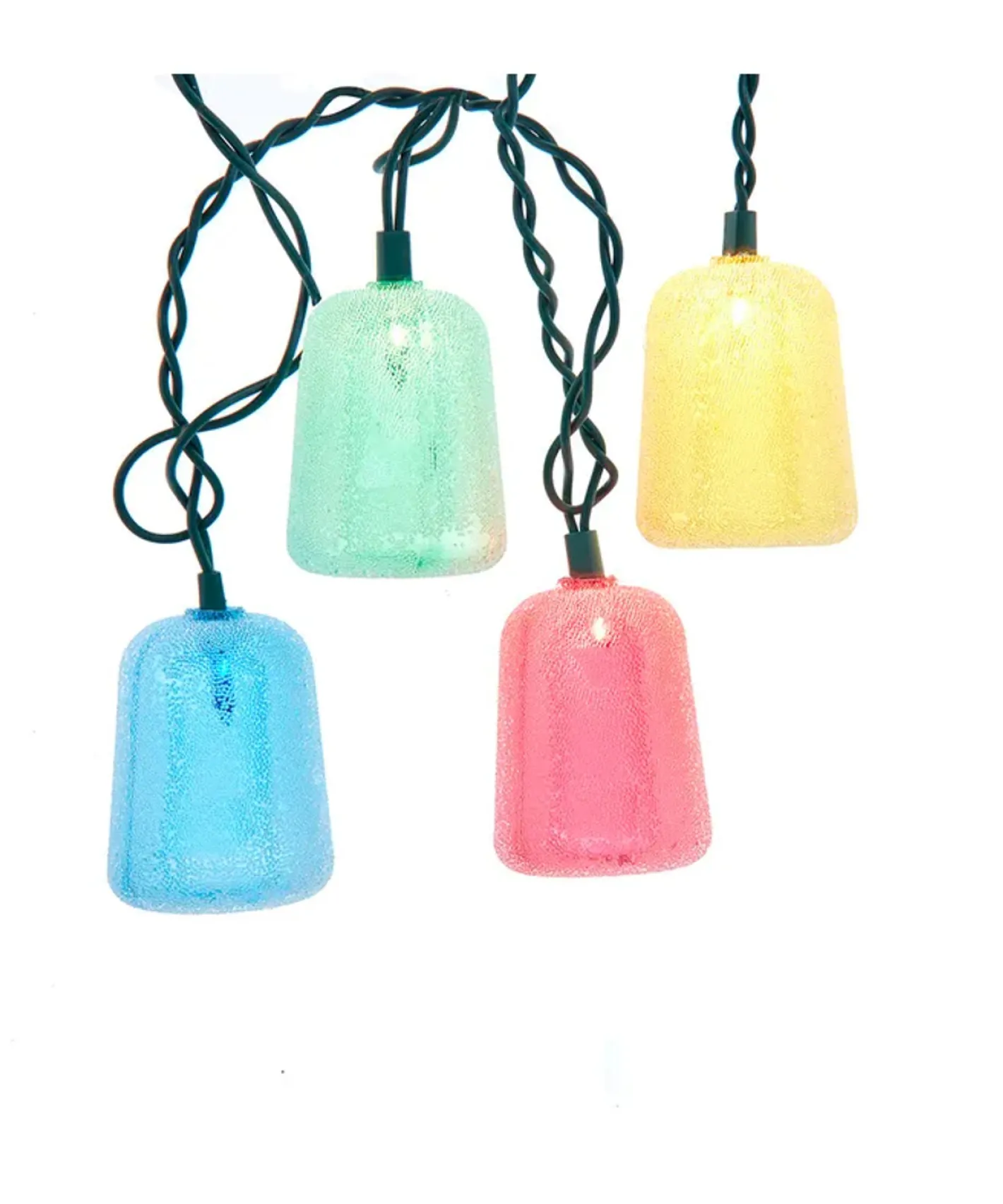 Kurt Adler 9' Multicolor Gumdrop Christmas Light Strand UL4390 Discount