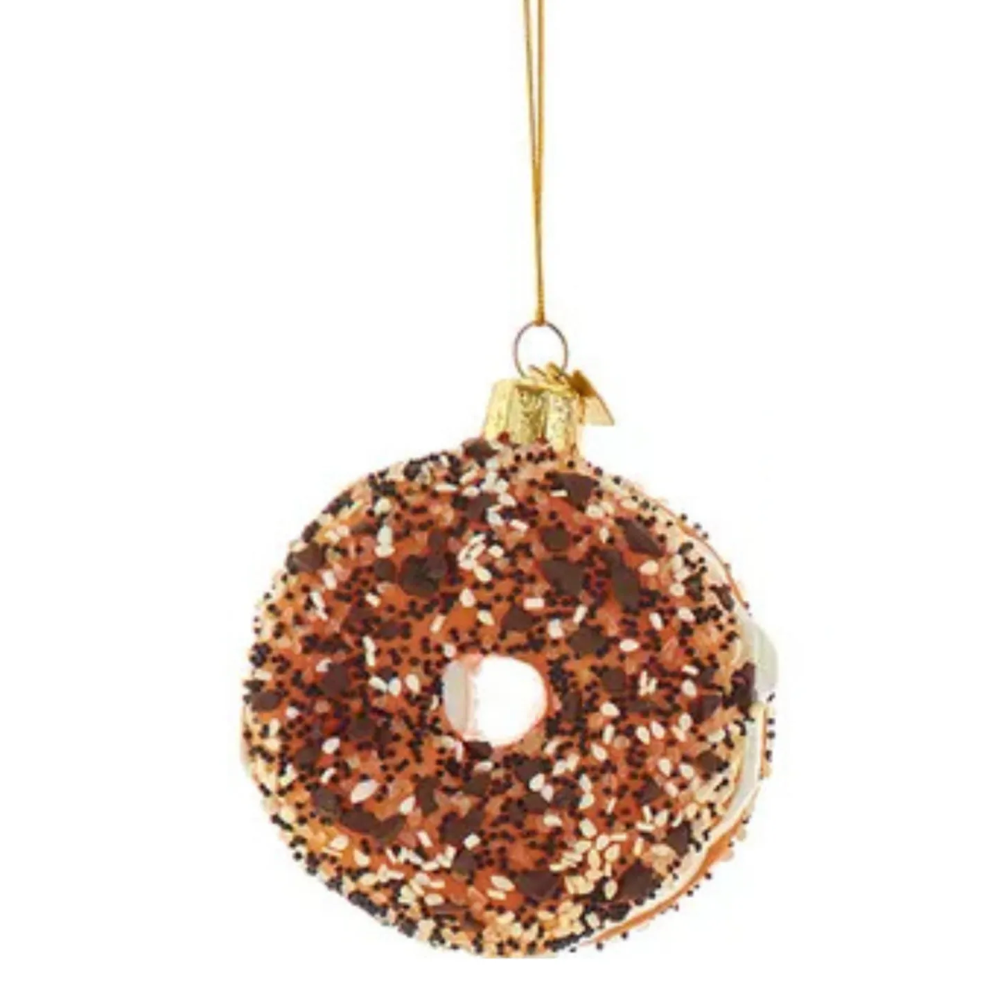 Kurt Adler 3" Noble Gems Glass Bagel Ornaments NB1846 Best