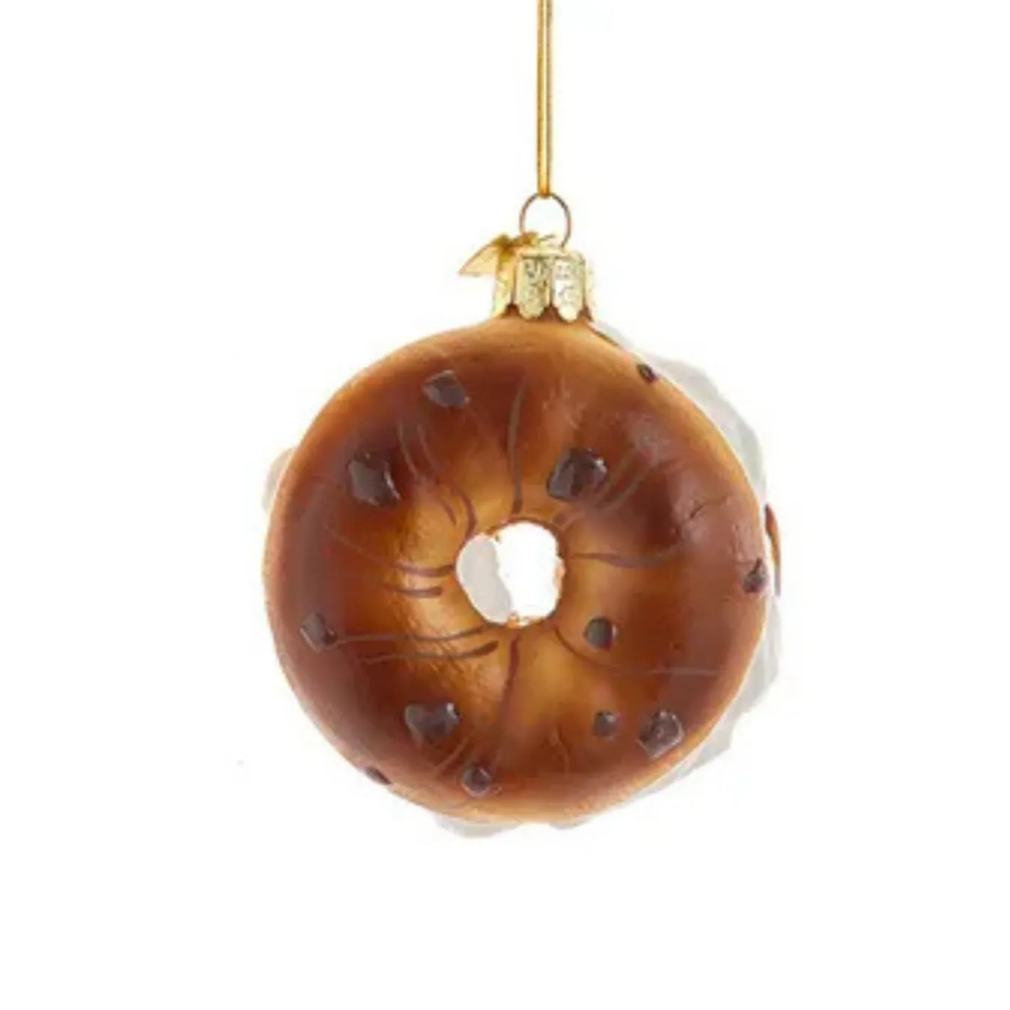 Kurt Adler 3" Noble Gems Glass Bagel Ornaments NB1846 Best