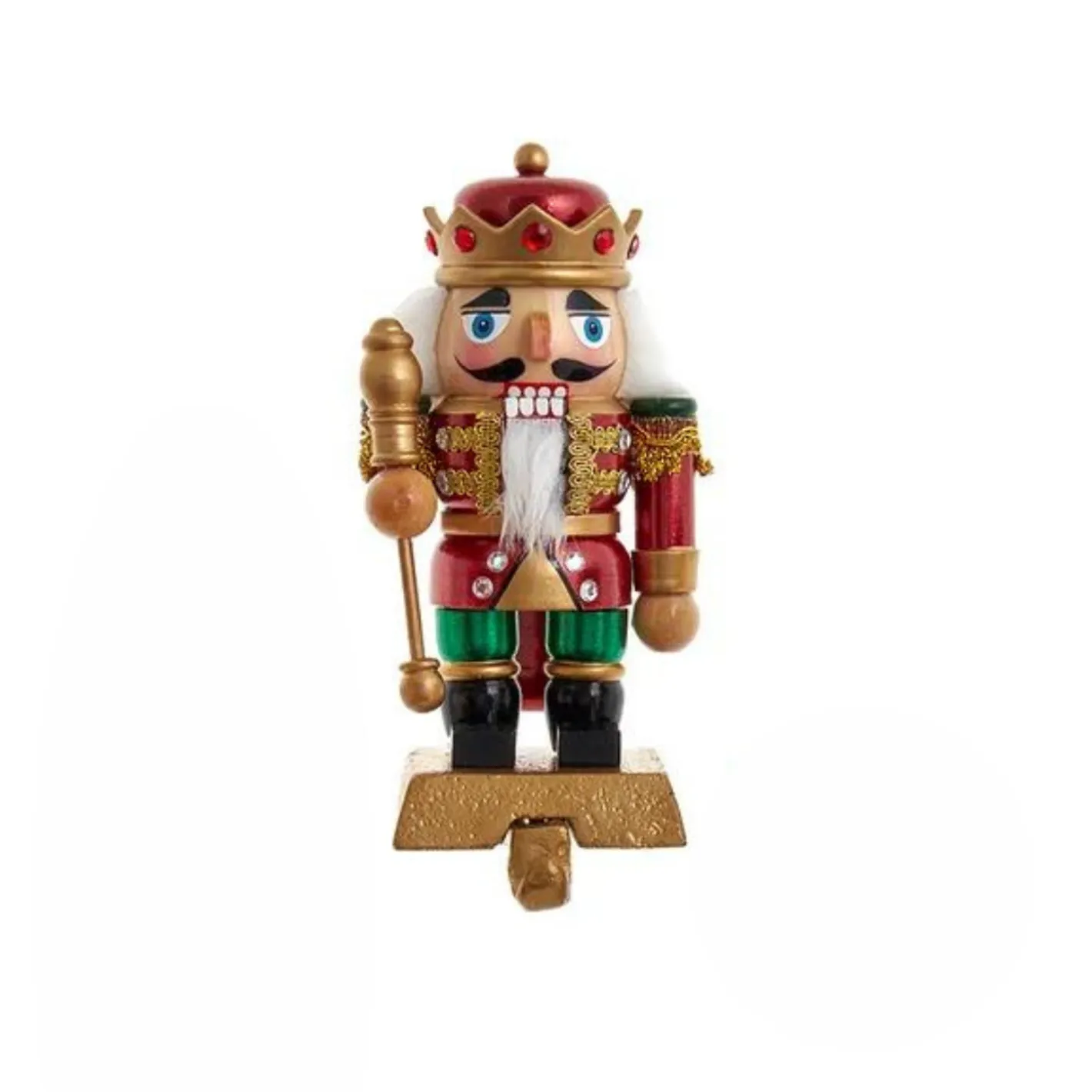 Kurt Adler 7.5" Nutcracker Christmas Stocking Holder C5969 Hot