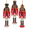 Kurt Adler 6" Red and White African American Nutcracker Ornament F2223 Hot