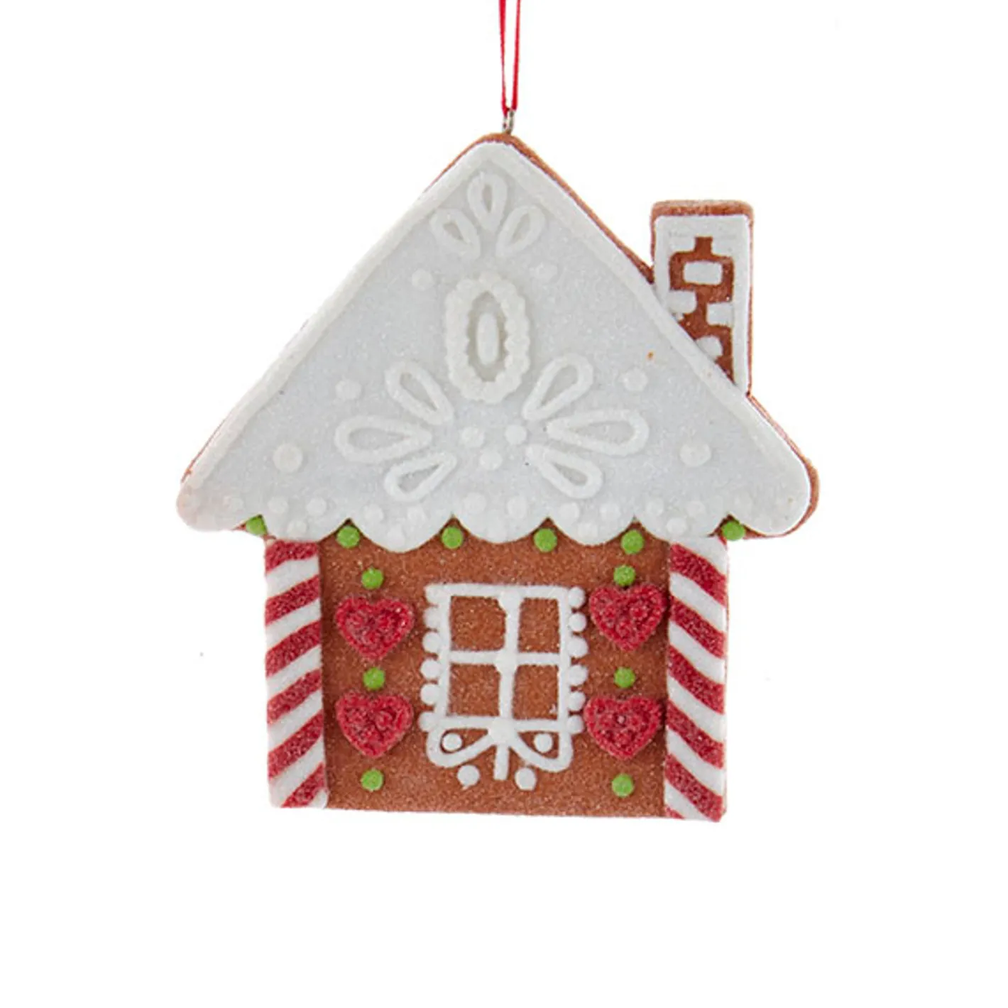 Kurt Adler 4.85" Set of 4 Claydough Cookie Christmas Ornament D4156 Clearance