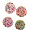 Kurt Adler 3" Sugar Cookie Christmas Ornament Set D4091