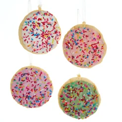 Kurt Adler 3" Sugar Cookie Christmas Ornament Set D4091